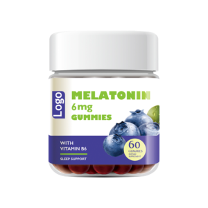 Square bottle pectin 6mg melatonin gummy