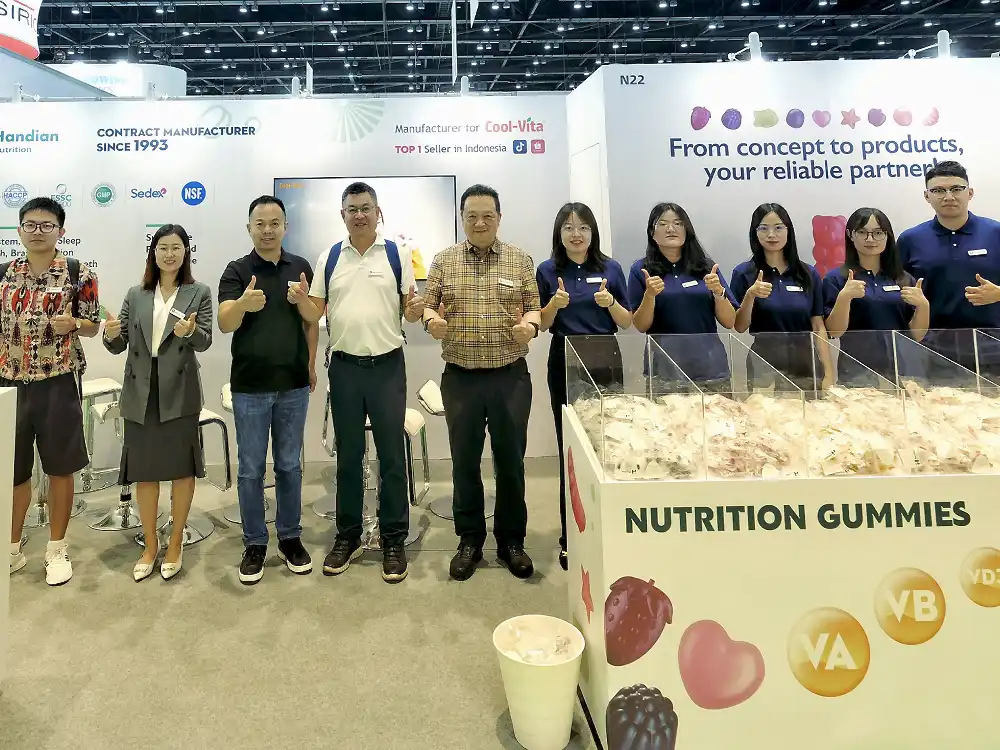 Handian participated in the vitafoods aisa exhibition